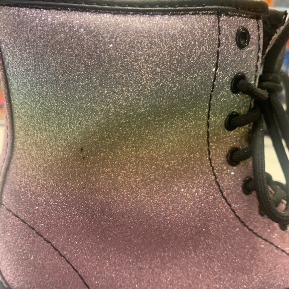 Doc Martens 1460 PASCAL RAINBOW GLITTER  BOOTS - Picture 5 of 6
